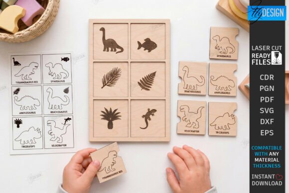 Animal Track Play Dough Stamps Laser Cut: Creative Play