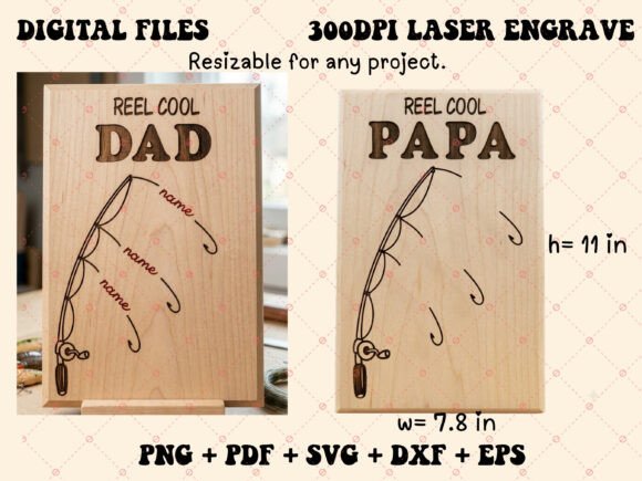 Celebrate Dad with a Personalized Reel Cool Fishing SVG