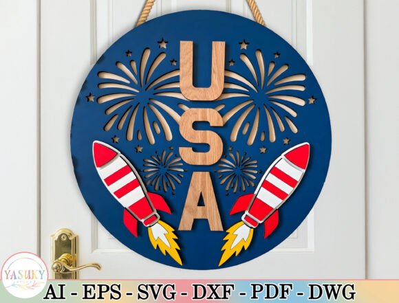 Celebrate Independence Day with a Layered Laser Cut Sign
